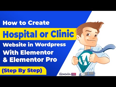 How to create a hospital website in WordPress with Elementor Pro